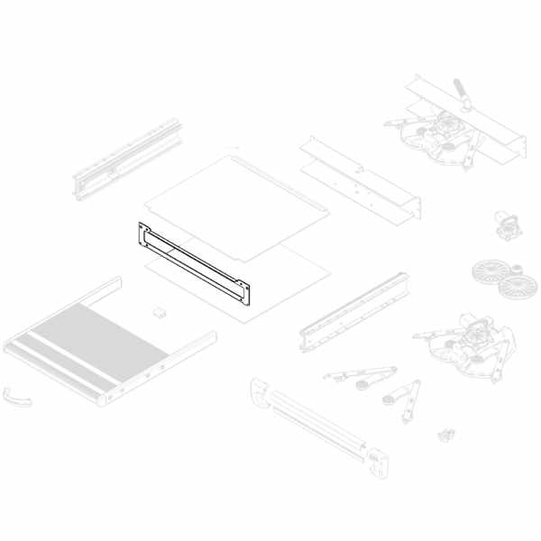 Thule Frontplatte für Gehäuse Slide-Out Step 700 V18/V19/G2 (Nr. 1500603243)