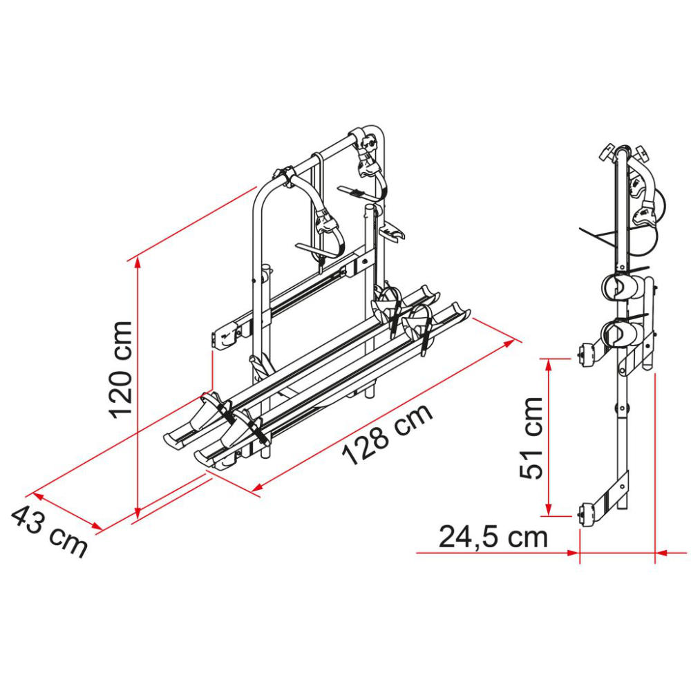 Fiamma Carry-Bike 200 DJ für Ducato bis 06/2006