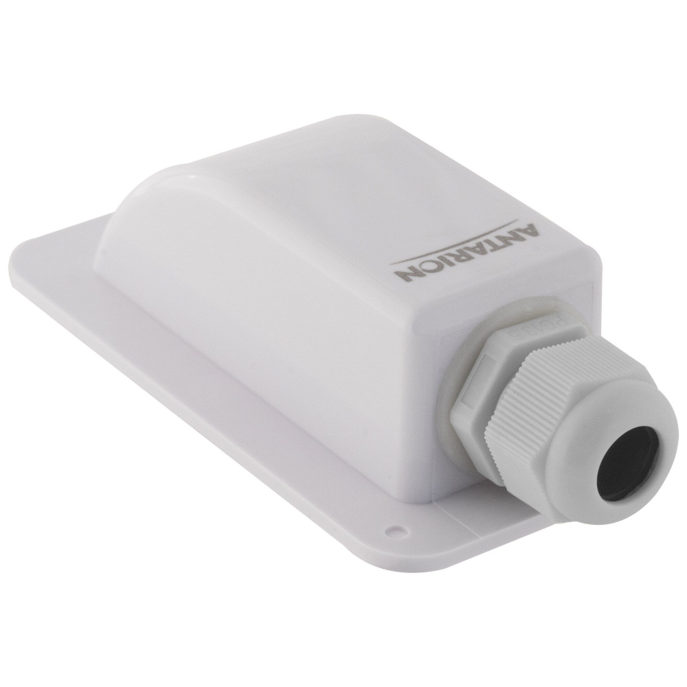 Antarion Dachdurchführung weiß, 1 Ausgang