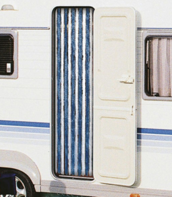 Arisol Superflausch Türvorhang grau/weiß gefleckt 56 x 205 cm