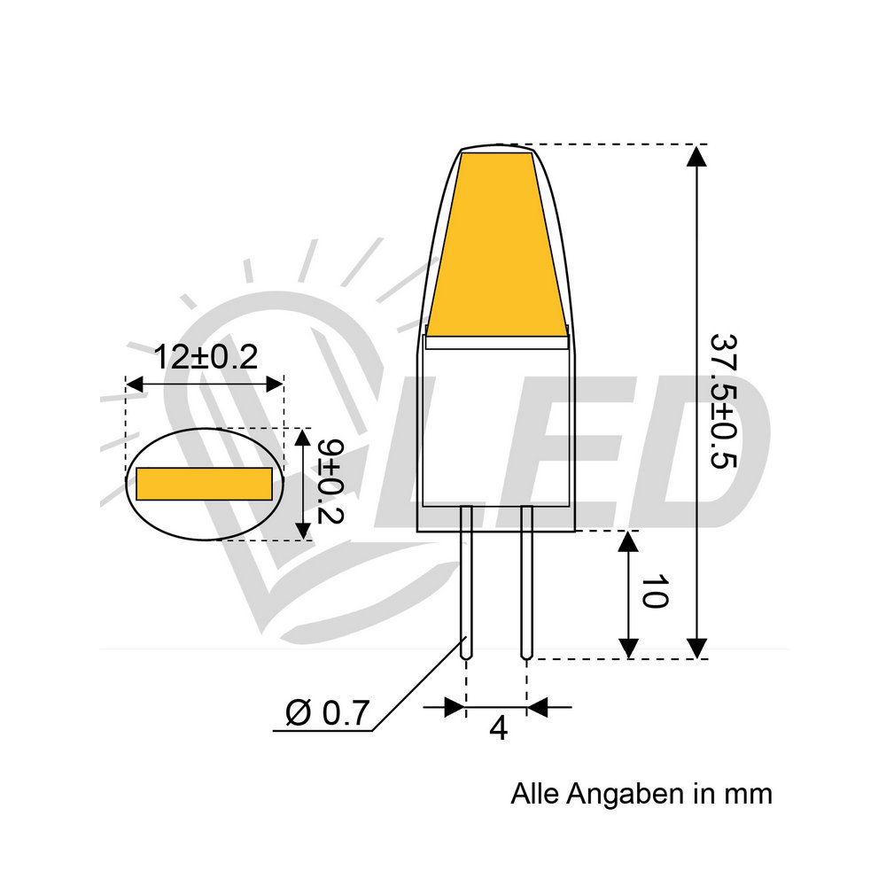 David LED Stiftsockel G4 12V