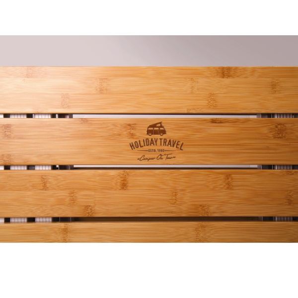 Holiday Travel Klapptisch Single, mit Bambus-Platte