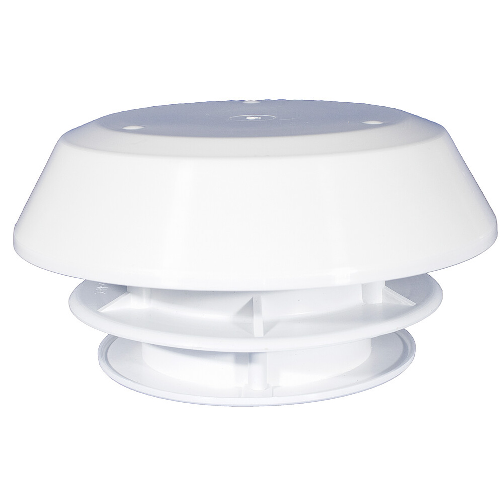 Knorz Dachlüfter mit Schlauchanschluss 80 mm, weiß