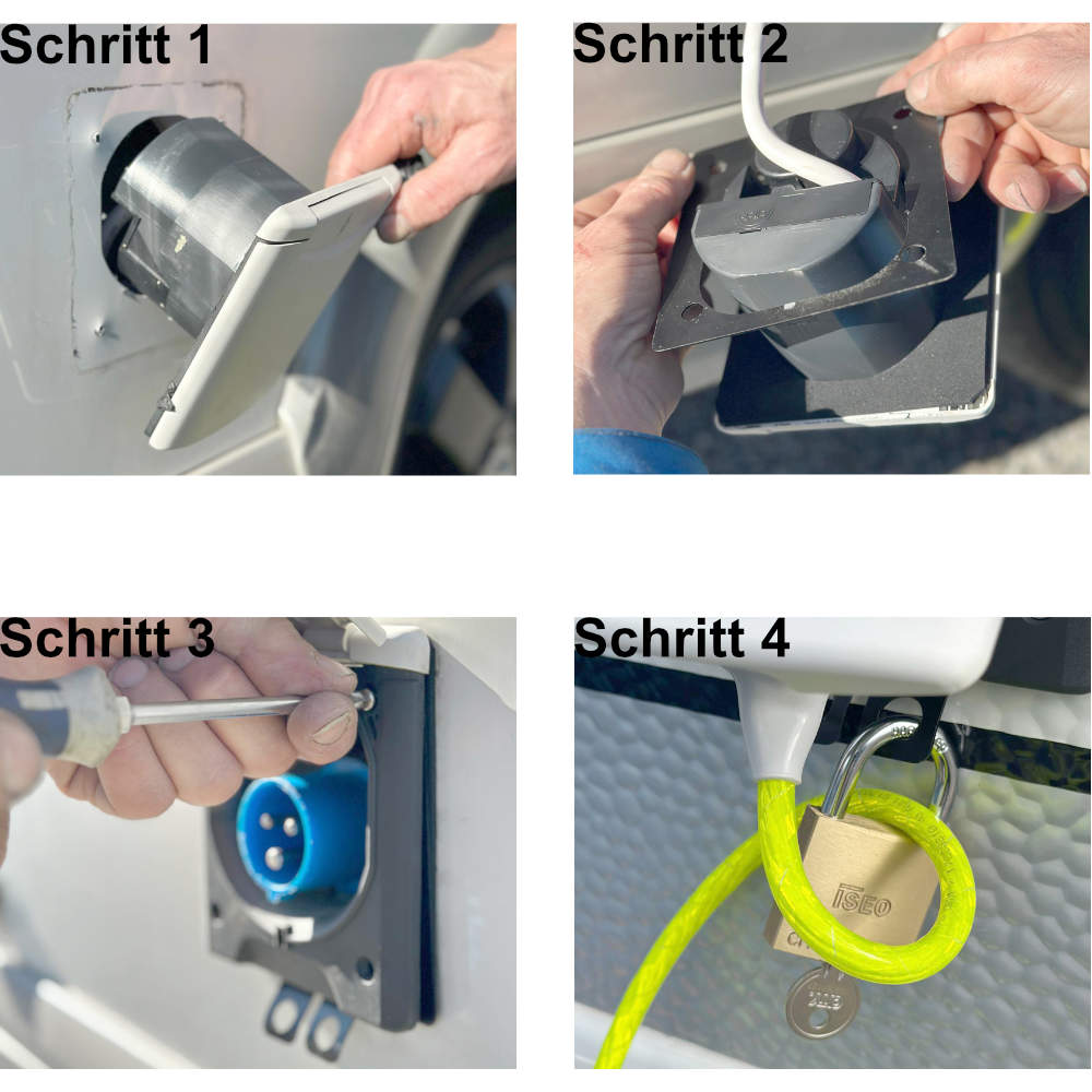 CampLOCKs Kabelsicherung quadratisch klein