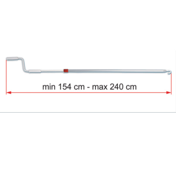 Fiamma Markisenkurbel teleskopierbar 154-240 cm (Nr. 03878C01)