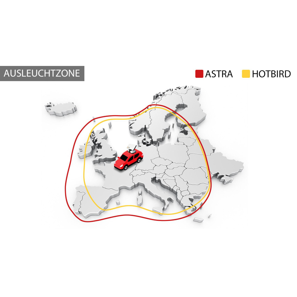 Selfsat Snipe 3 R Single, GPS Auto Skew Sat System m. Fernbedienung