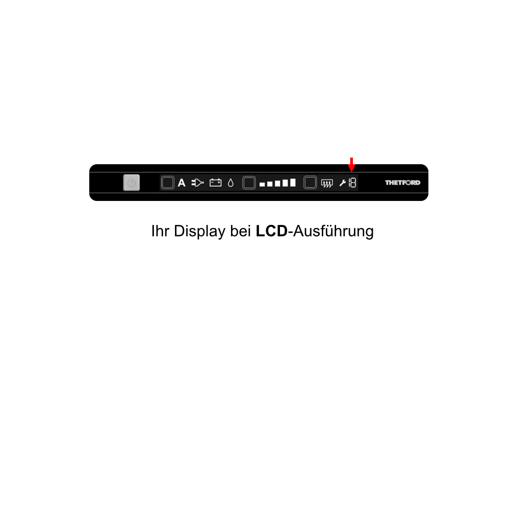 Thetford Steuergerät LCD Kit Displayboard u. Powerboard (Nr. 691139)