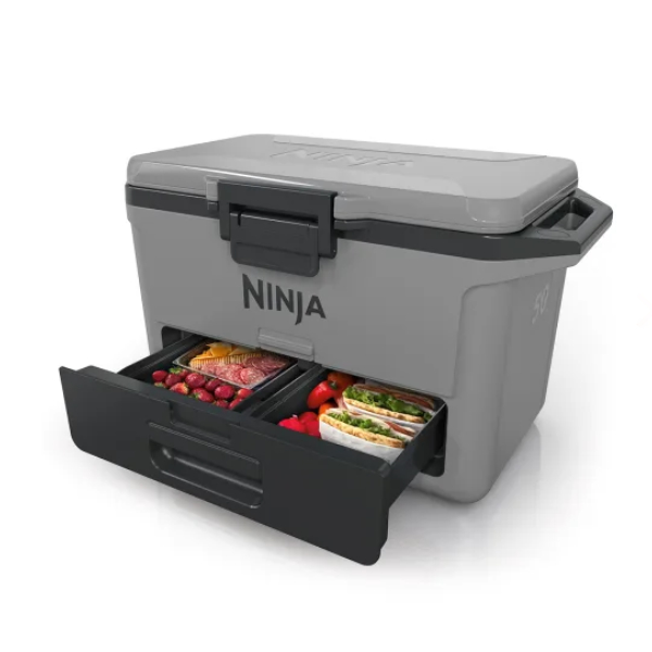 Ninja Kühlbox mit Trockenzone FrostVault 47 L schiefergrau (FB151EUGY)