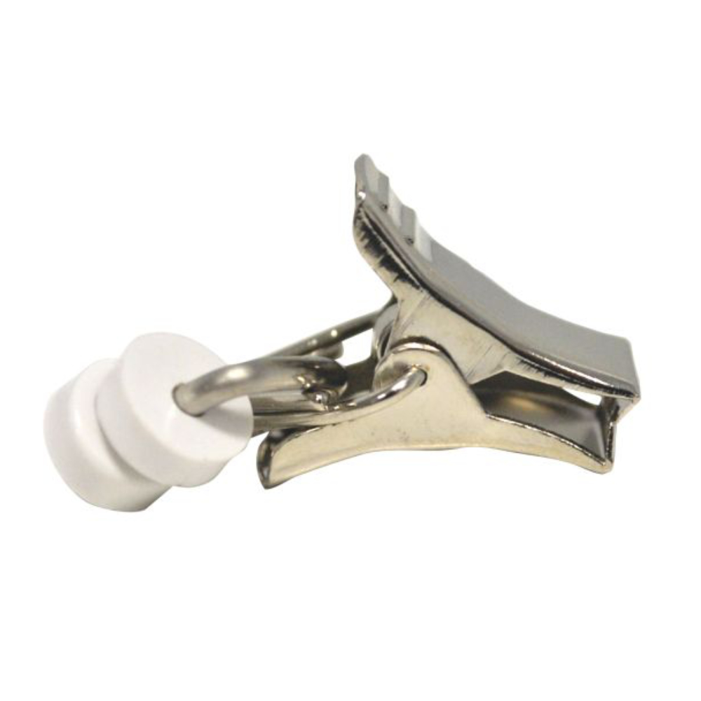 Gardinenröllchen mit Klammer, 10 Stück