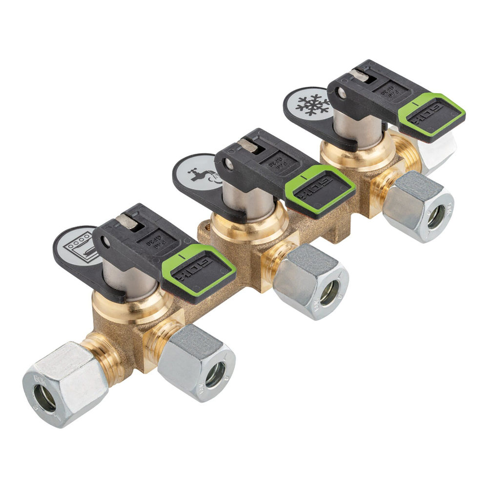 GOK Verteilerblock KSV-AB lang 3 Abgänge, 8 mm