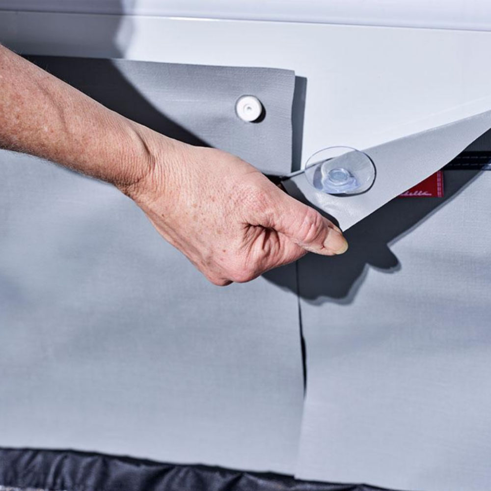 Isabella Windblende + Radkastenabdeckung für Reisemobil