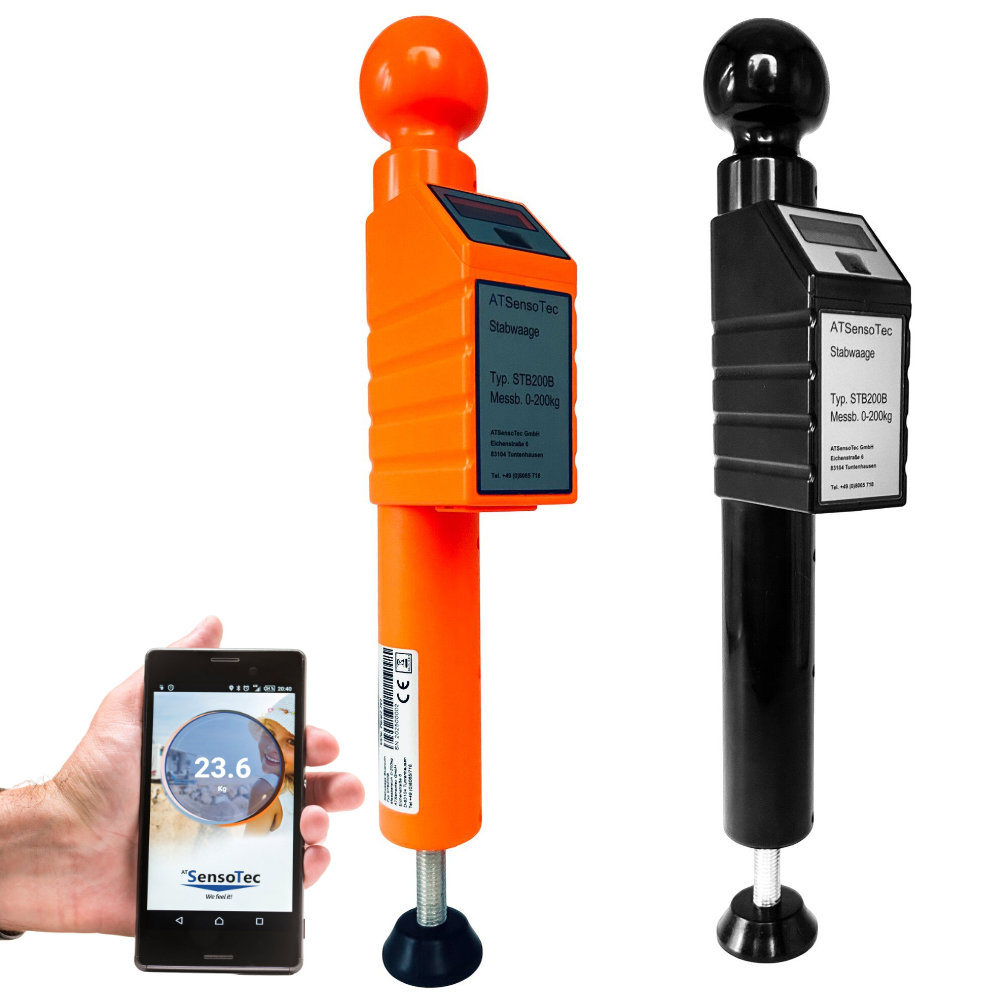 ATSensoTec Digitale Stützlastwaage STB 200 B mit Bluetooth