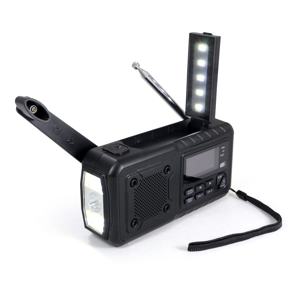 Origin Outdoors Kurbelradio Multi DAB+ schwarz 4000 mAh