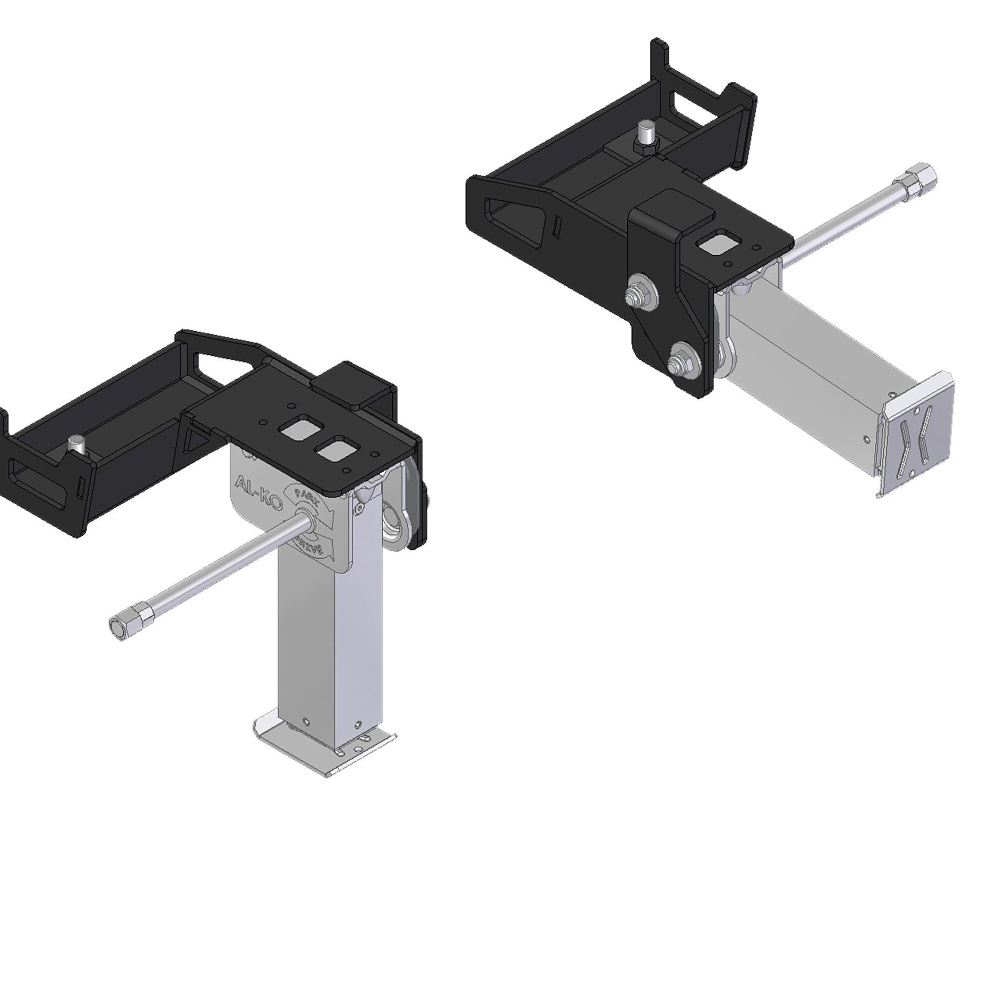 Sawiko Kurbelstütze ClickFix für Kastenwagen Fiat Ducato ab Bj. 2006/07, vorne