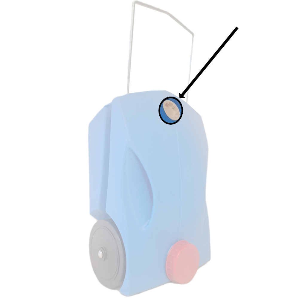 Fusion Verschlussstopfen weiß zu Abwasser-Mobiltank II