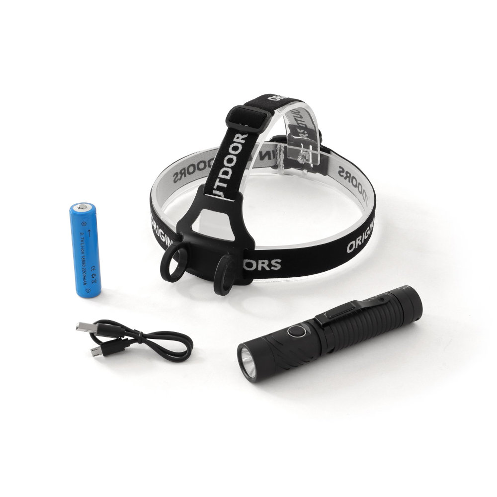 Origin Outdoors LED-Stirnlampe Hybrid 500 Lumen