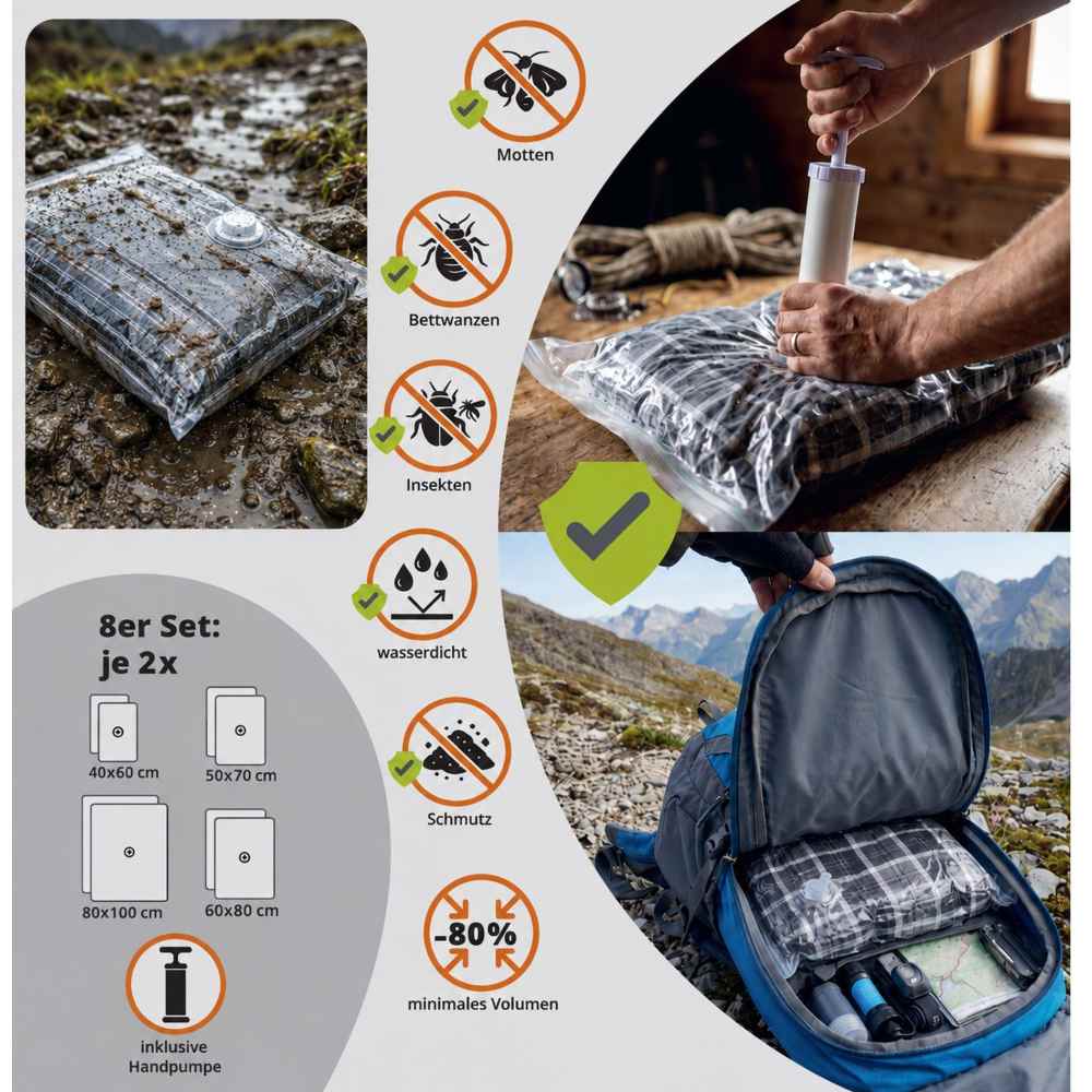 Origin Outdoors Kompressionsbeutel (8er-Set)
