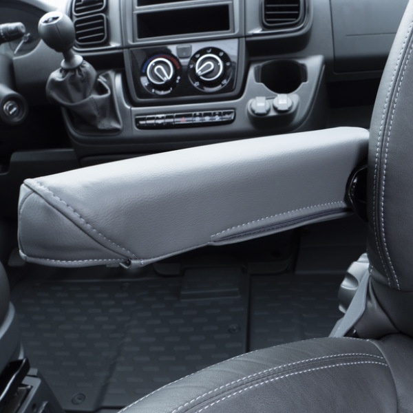 Carbest Schonbezug Armlehne für Fiat Ducato ab Baujahr 2007, anthrazit