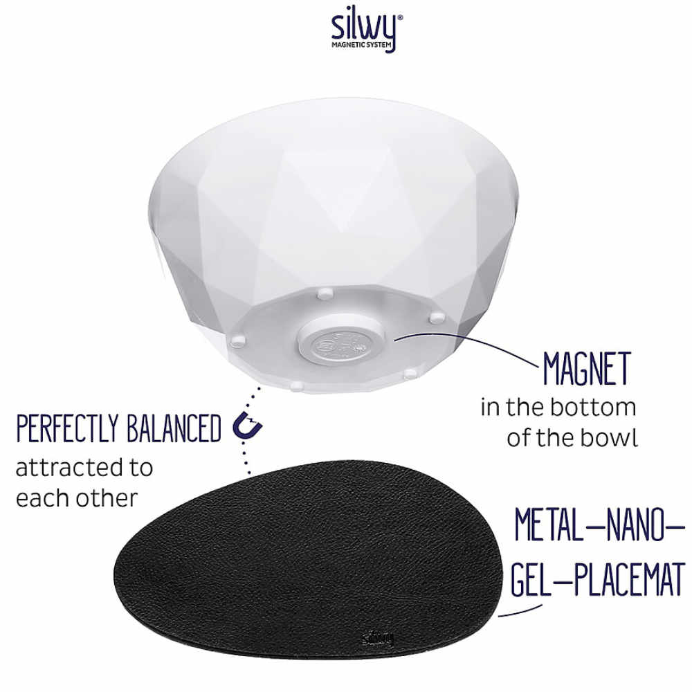 Silwy Magnet-Geschirr Müslischale, 2er-Set