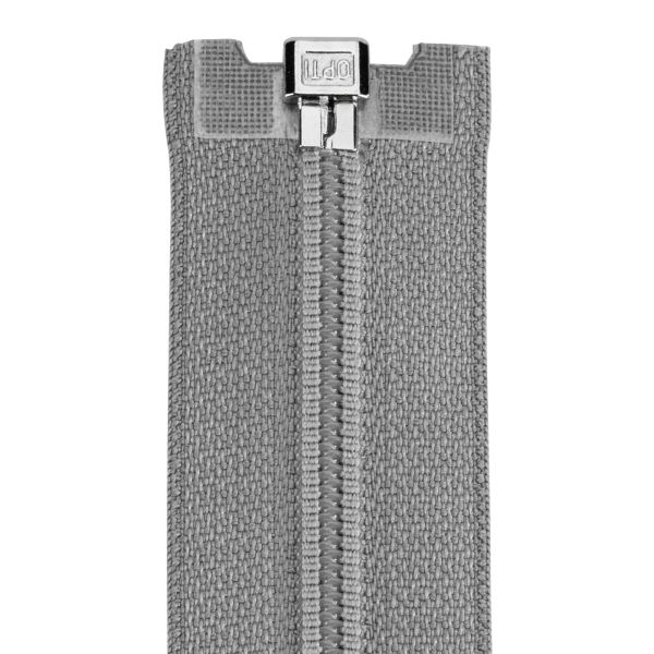 Coats Opti 1-Wege-Zeltreißverschluss teilbar grau