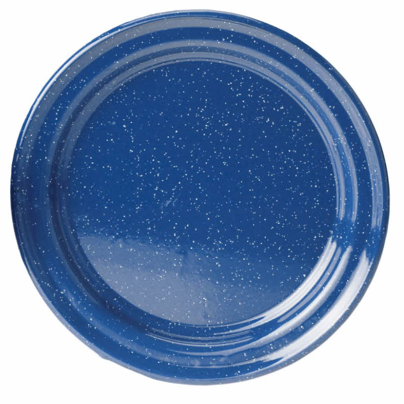 GSI Emaille Essteller, Durchmesser 26 cm, blau