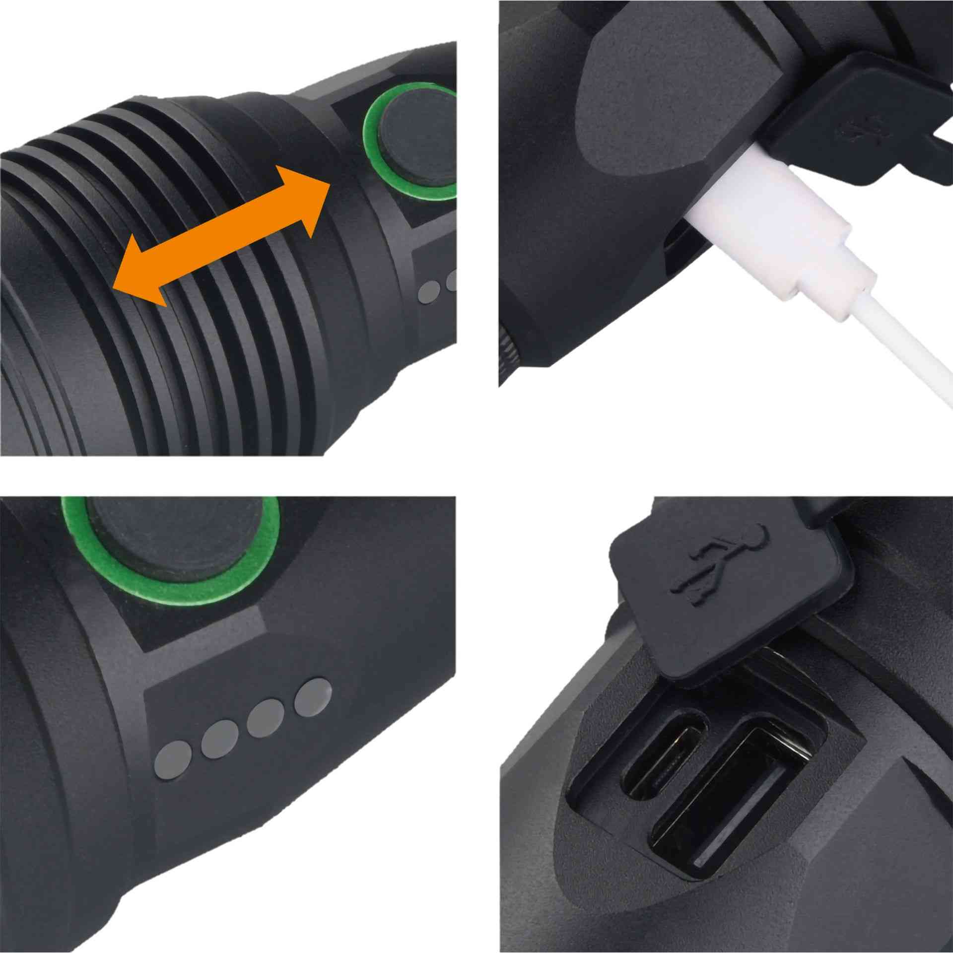 Origin Outdoors LED-Taschenlampe Goliath 6000 Lumen