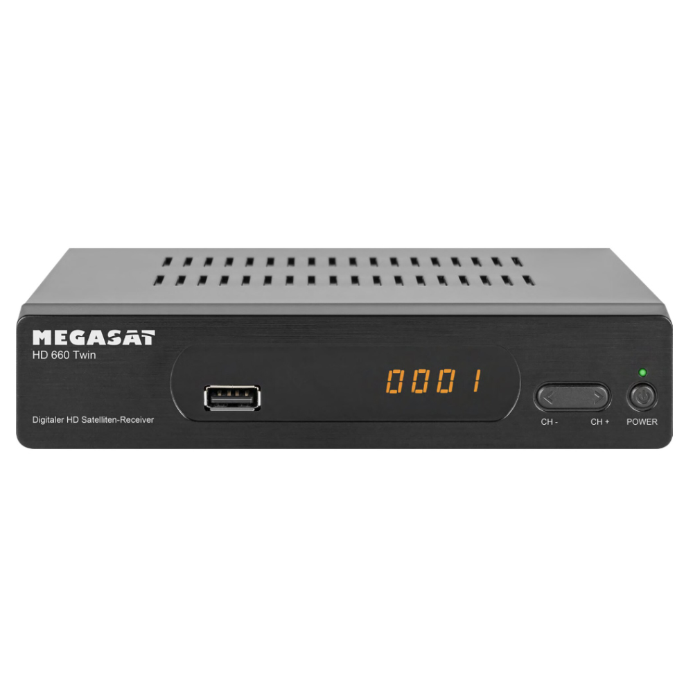 Megasat Sat-Receiver HD 660 Twin, 12 / 230 Volt