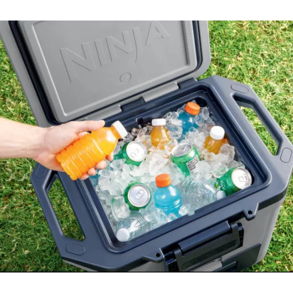 Ninja Kühlbox mit Trockenzone FrostVault 28 L, schiefergrau - FB131EUGY