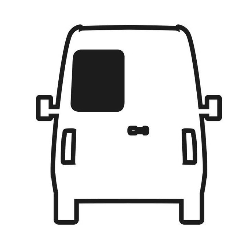 Carbest Heckscheibe starr Fiat Ducato ab 2007, links