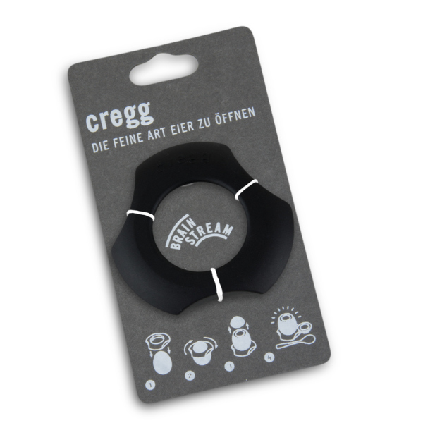 Brainsteam Eierköpfer Cregg, multifunktional  Farbe schwarz