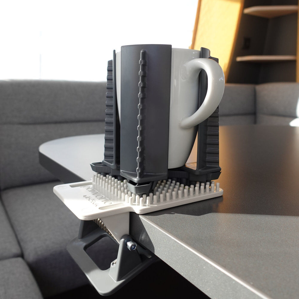 Purvario Getränke-/ Tischklemmhalter Clip Clap