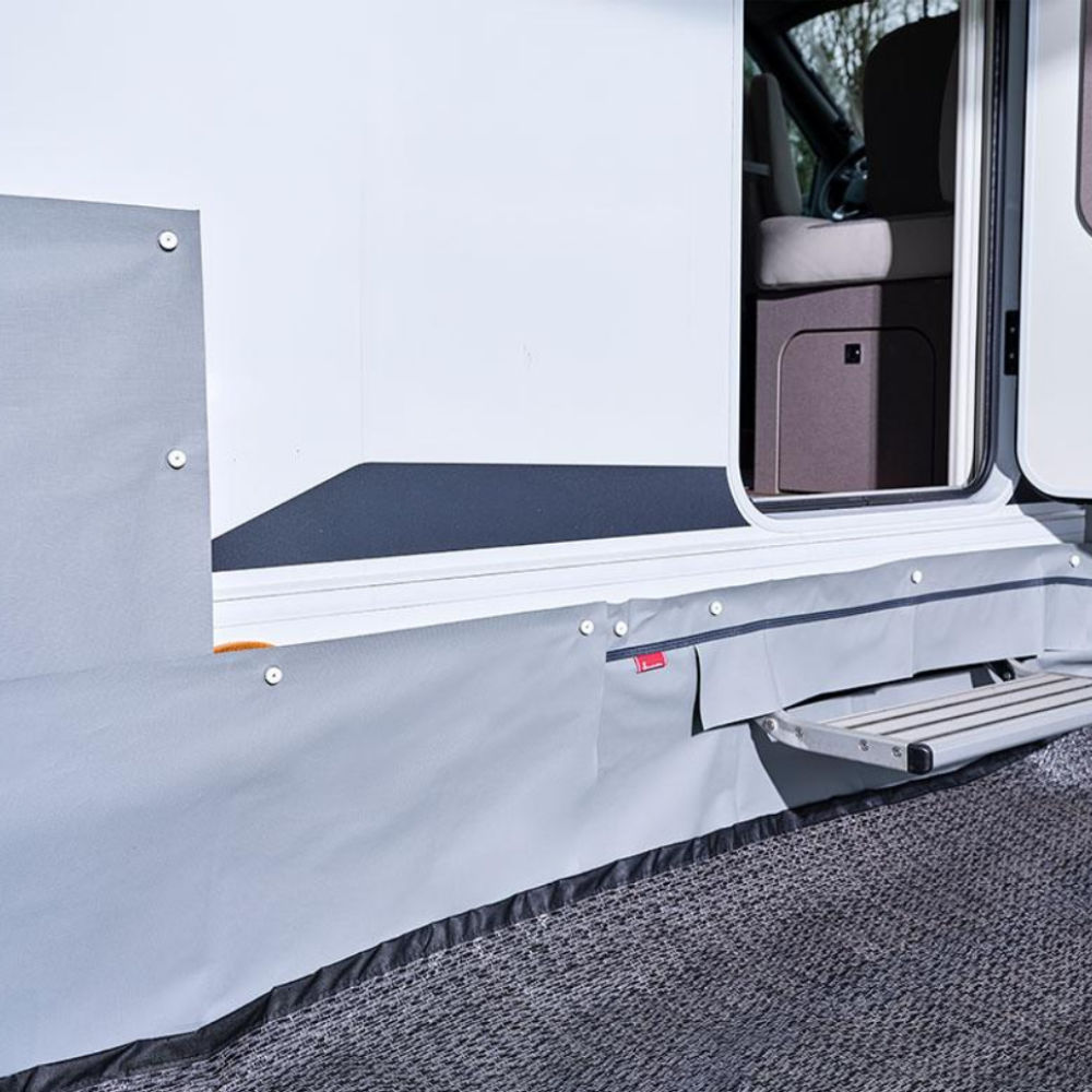 Isabella Windblende + Radkastenabdeckung für Reisemobil