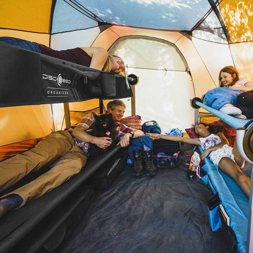 Disc-O-Bed Seitentaschen für Feldbett