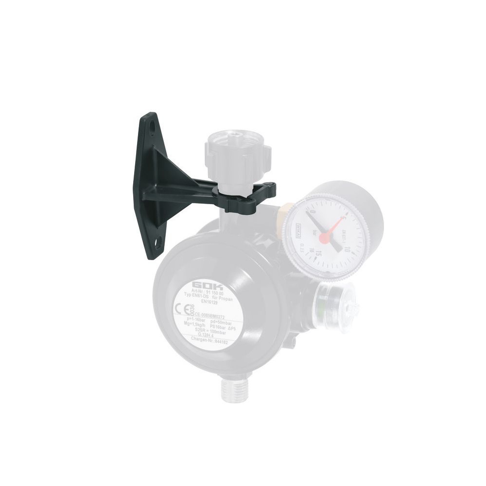 GOK Halter für Gasregler schwarz
