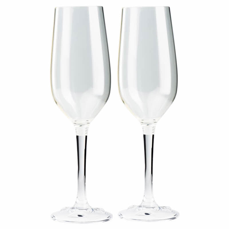 GSI Sektglas Nesting mit abschraubbarem Fuß 180 ml, 2er Set