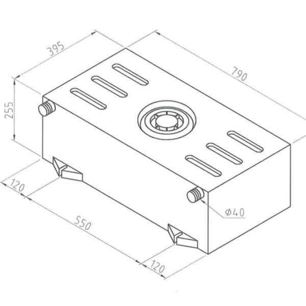 Göbel Wassertank 70 Liter SM 24070