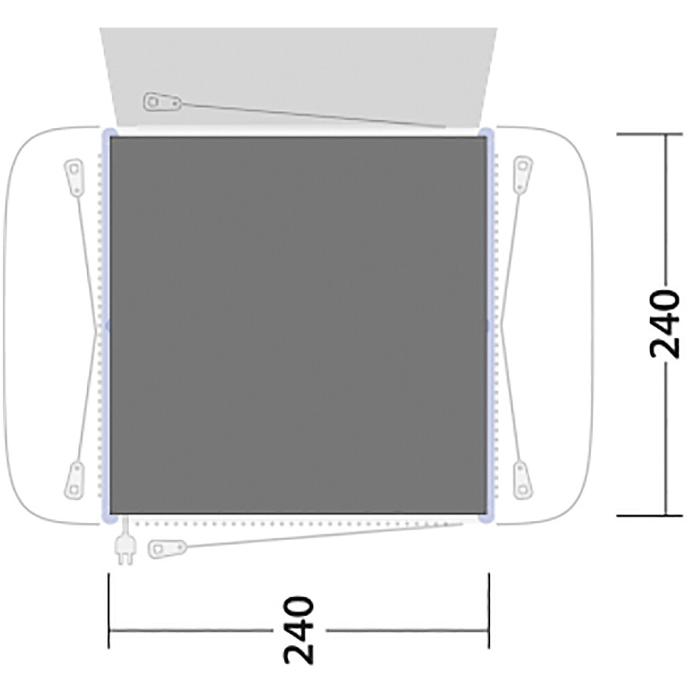 Outwell Zeltunterlage für Crossville 250SA
