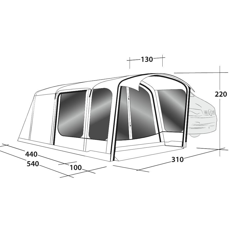 Outwell Busvorzelt Jonesville 440SA Flex