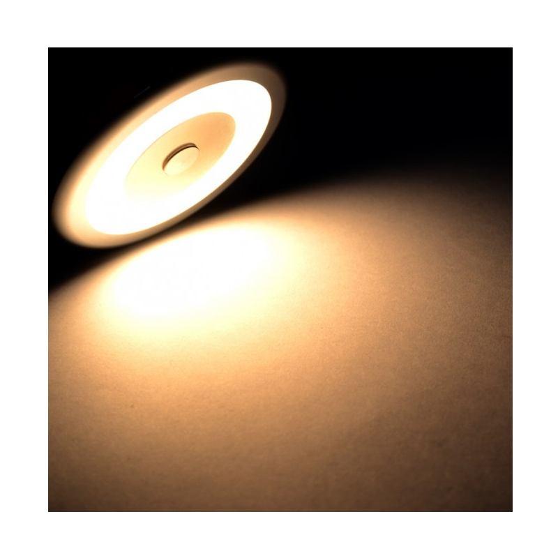 David LED-Aufbauleuchte 42er SMD mit Dimmschalter, chrom