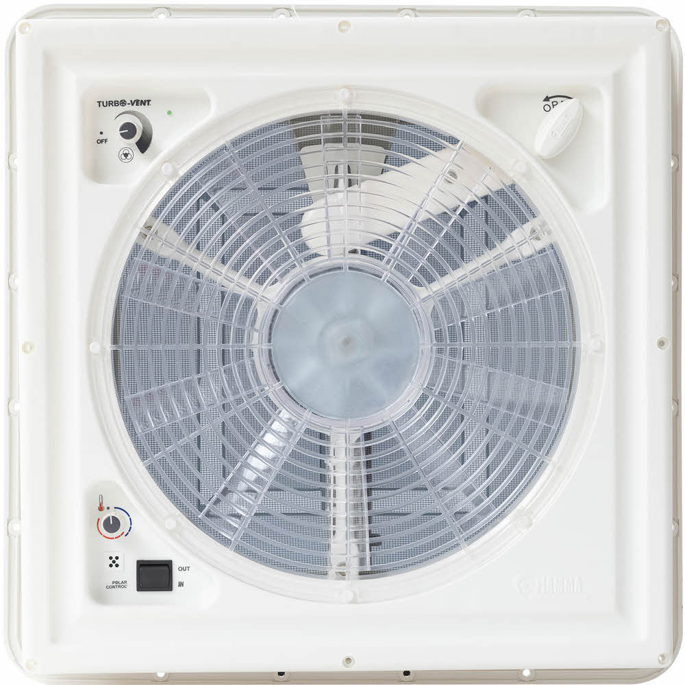 Fiamma Dachhaube Turbo Vent, weiß