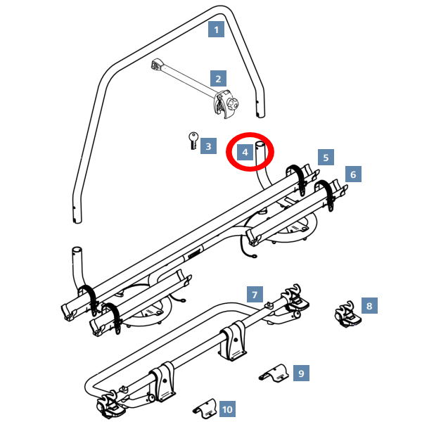 Thule Schienenbügel Caravan Smart