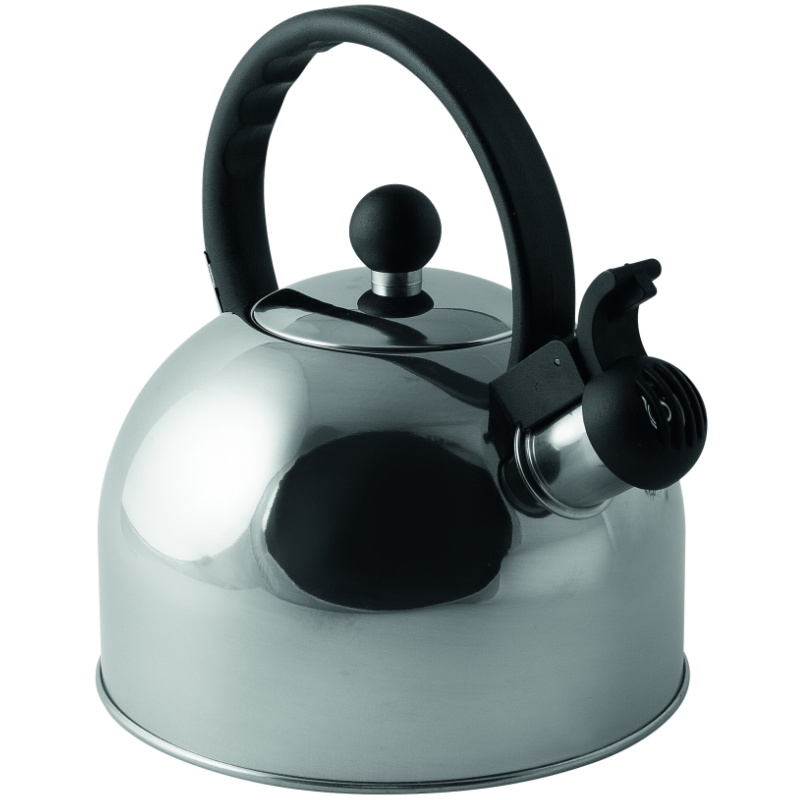 Via Mondo Flötenkessel Edelstahl silber, 2 Liter