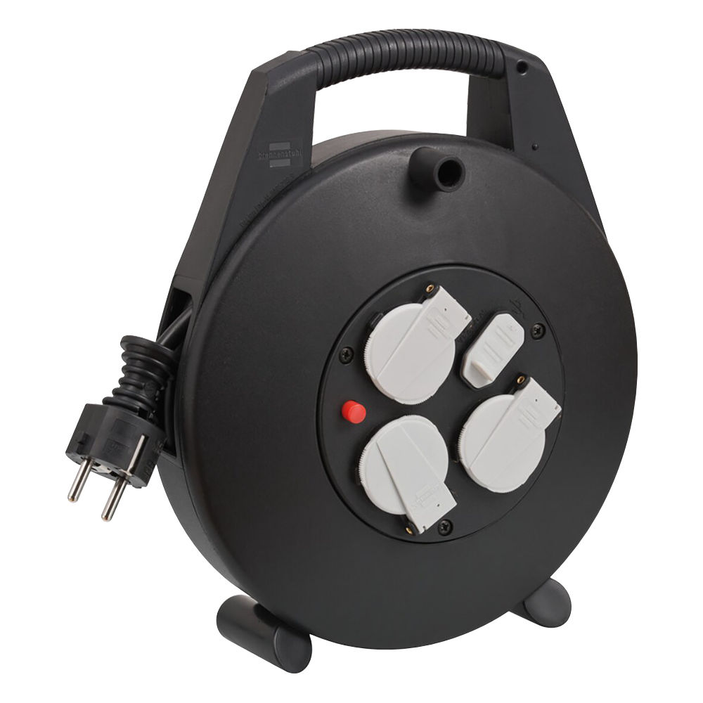 Brennenstuhl Kabeltrommel VarioLine mit USB-Ladestation, 10m