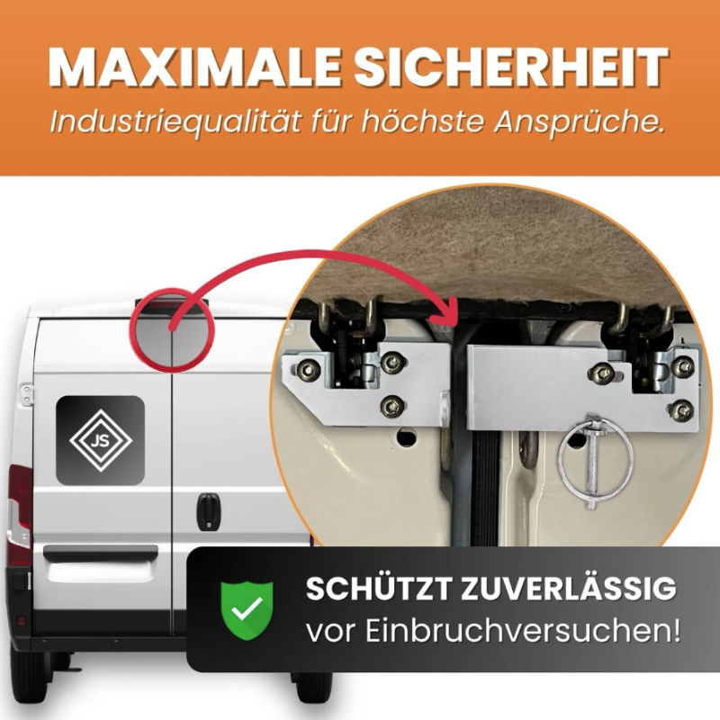 WOMOFIX Hecktürverriegelung - mechanischer Einbruchschutz Fiat Ducato ab 2006