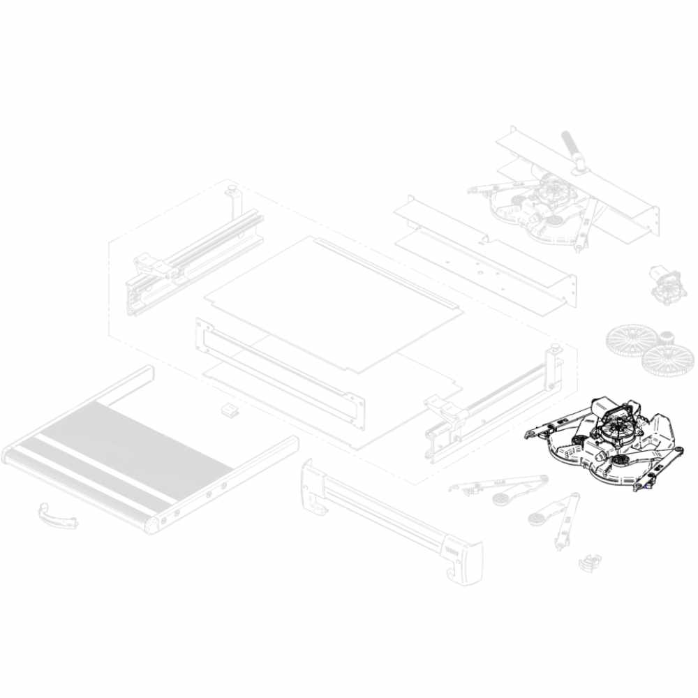Thule Motor inkl. Scheren-Mechanismus für Slide-Out Step G2 Ducato ab 2022