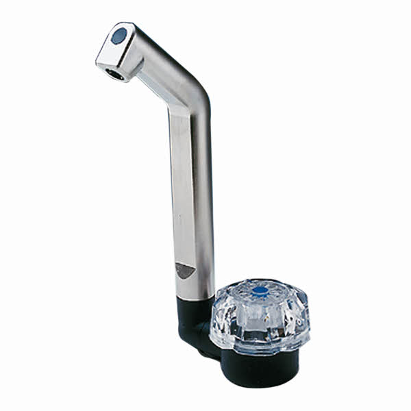 Reich Kaltwasserhahn de Luxe grau/schwarz