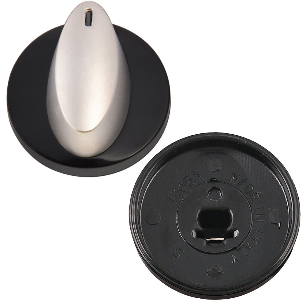 Can Bedienknopf schw/chrom für Kocher u. Kombinationen FC, FL, PV (Nr.C-4000511)