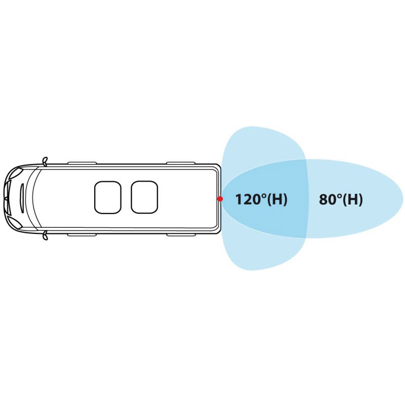 Camos Rückfahrvideosystem MV-430HD, Gehäuse silber
