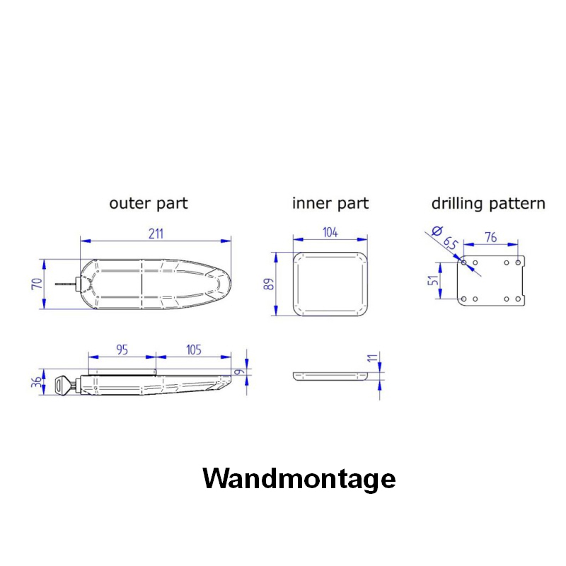 Thule Universal Lock 3 weiß - 3 Stück gleichschließend
