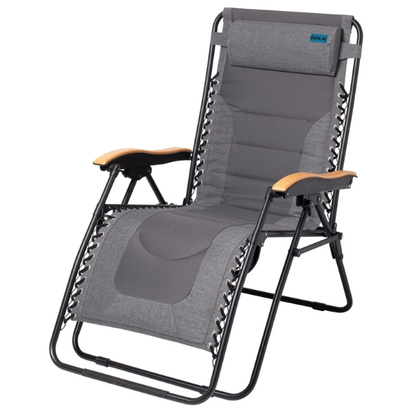 Defa Liegestuhl XL, grau